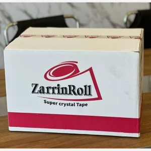 چسب پهن 45 میکرون زرین رول کارتن 72 عددی2